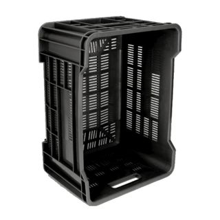 Agricultural Vented Stackable Black Crate527 x 352 x 272mm Agricultural Vented Stackable Black Crate527 x 352 x 272mm