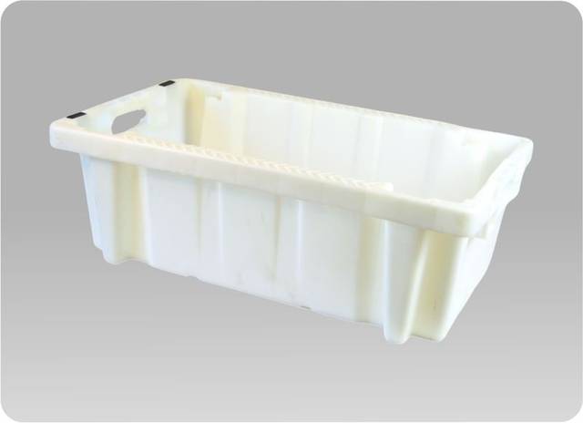 fish-crate-stackable-heavy-duty-solid-base-and-sides-white fish-crate-stackable-heavy-duty-solid-base-and-sides-white