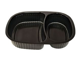 meal-tray-oval-black-2-division-t732 meal-tray-oval-black-2-division-t732